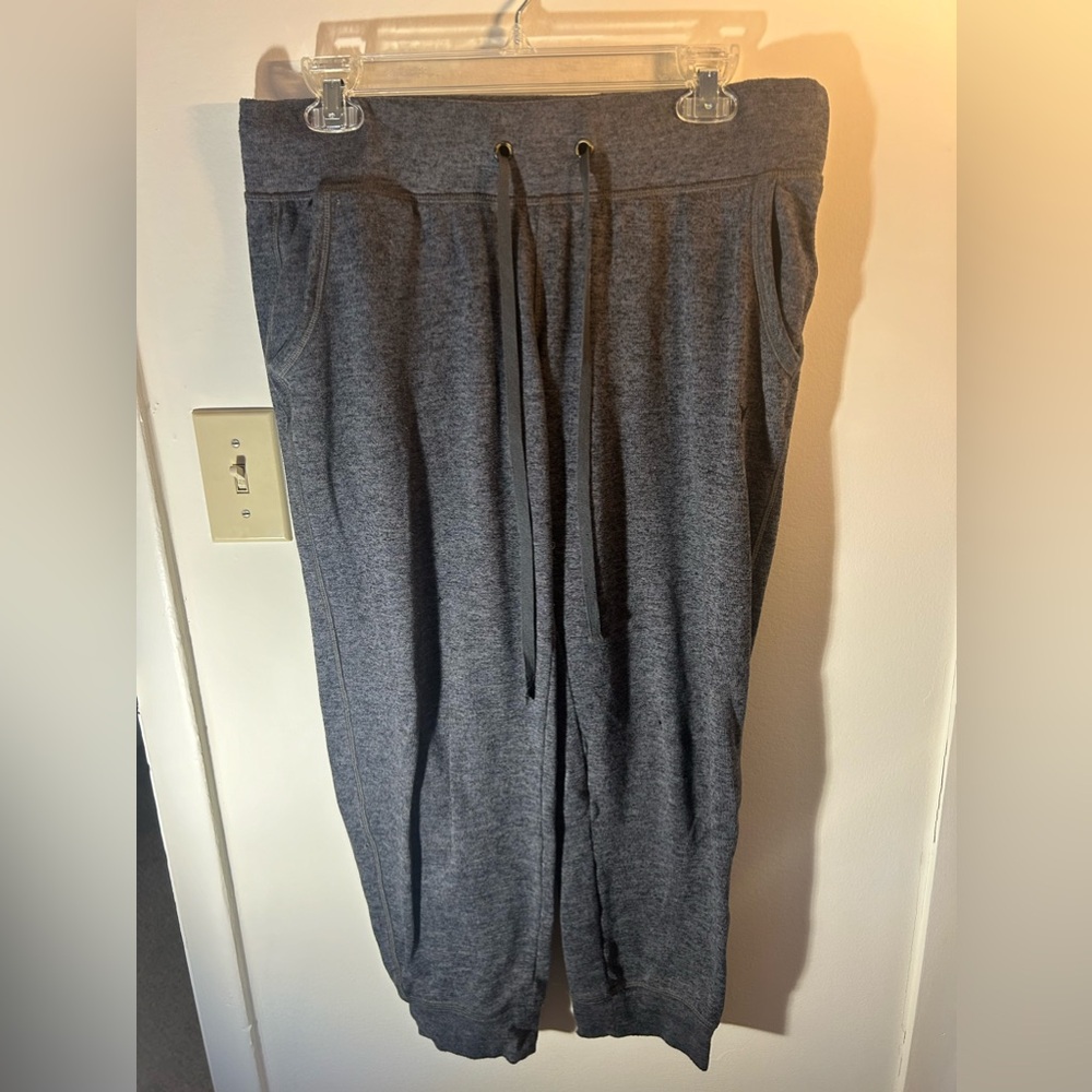 Gray sweatpants
